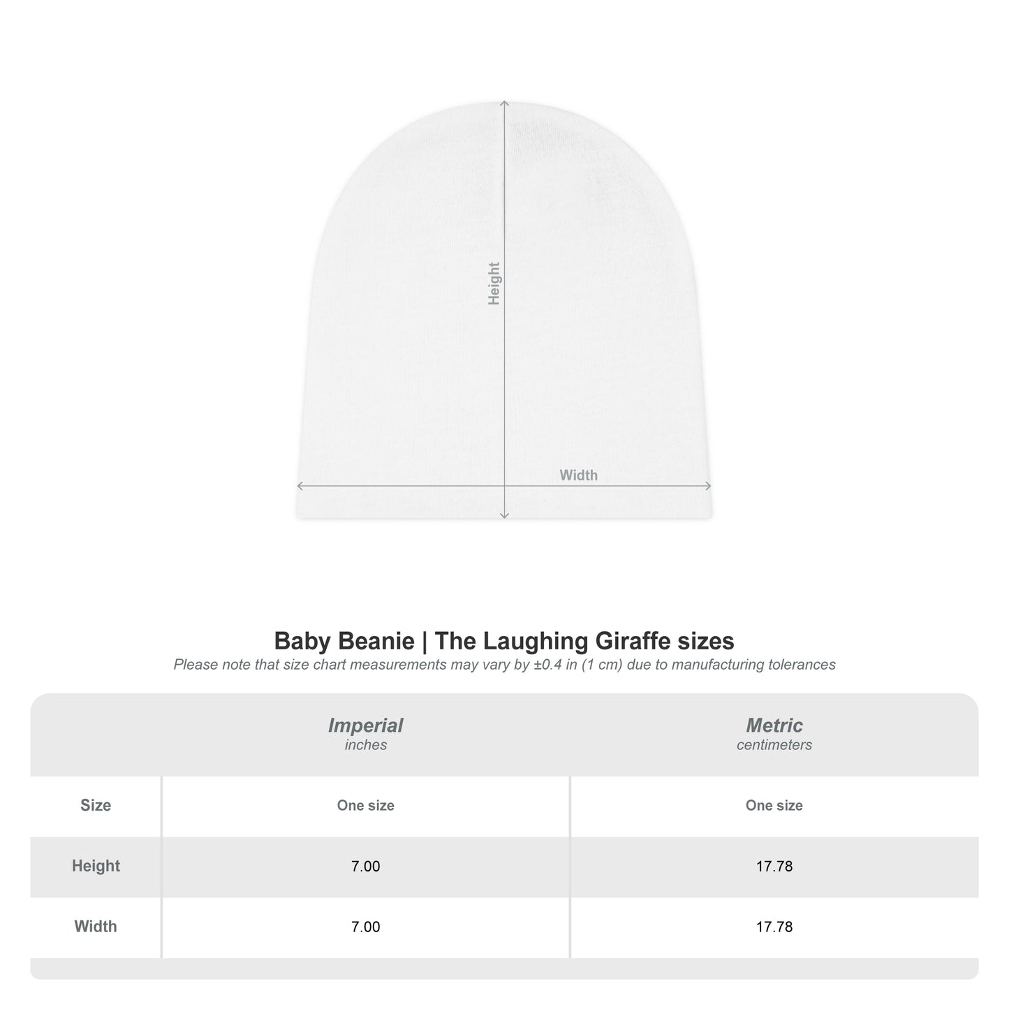 Fast Shipping 3-5 business days in the US. Tootie Roll Candy Logo Baby Beanie | Infant Hat