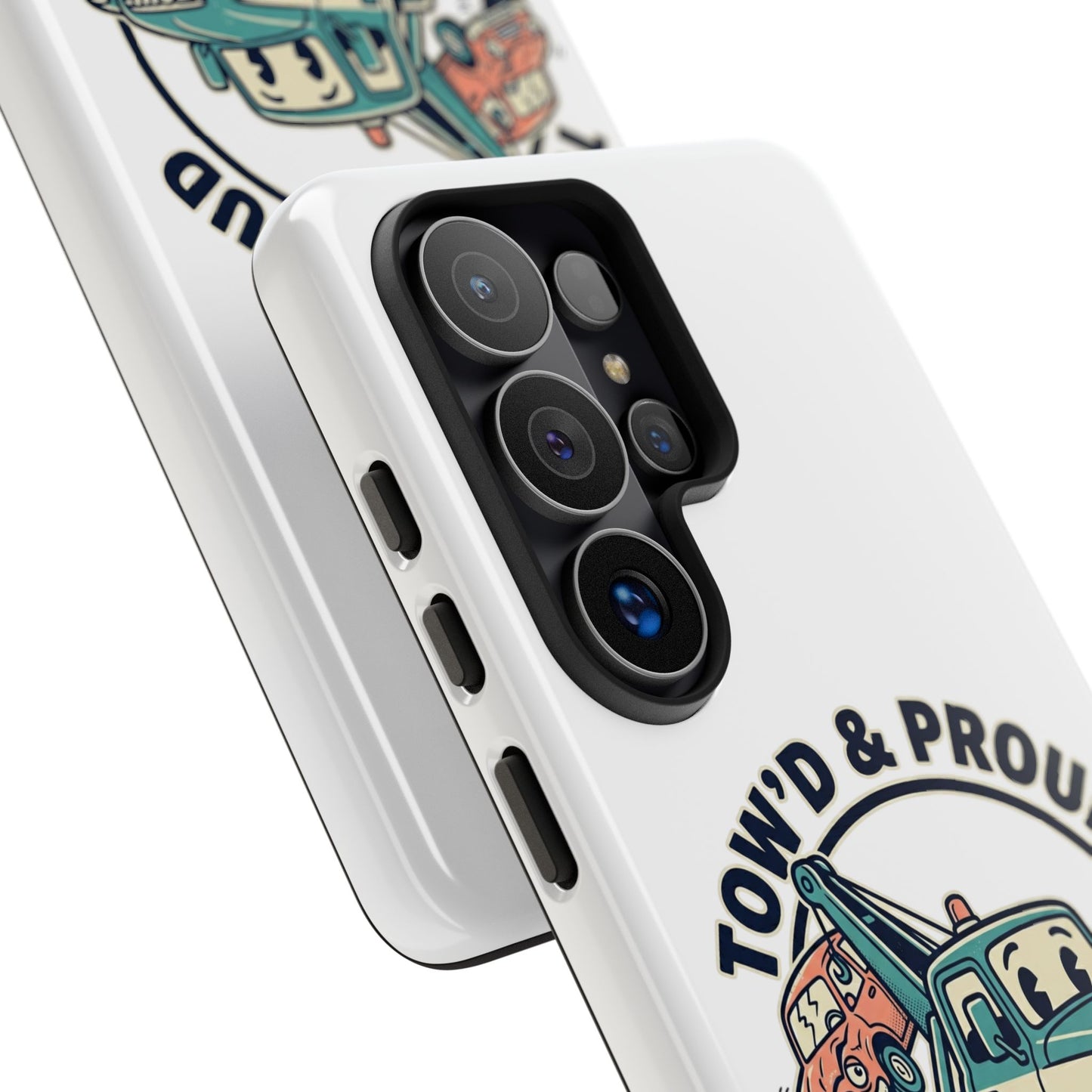 Tow'd & Proud Tow Truck Phone Case — Funny Towing Design | Inkling of Great