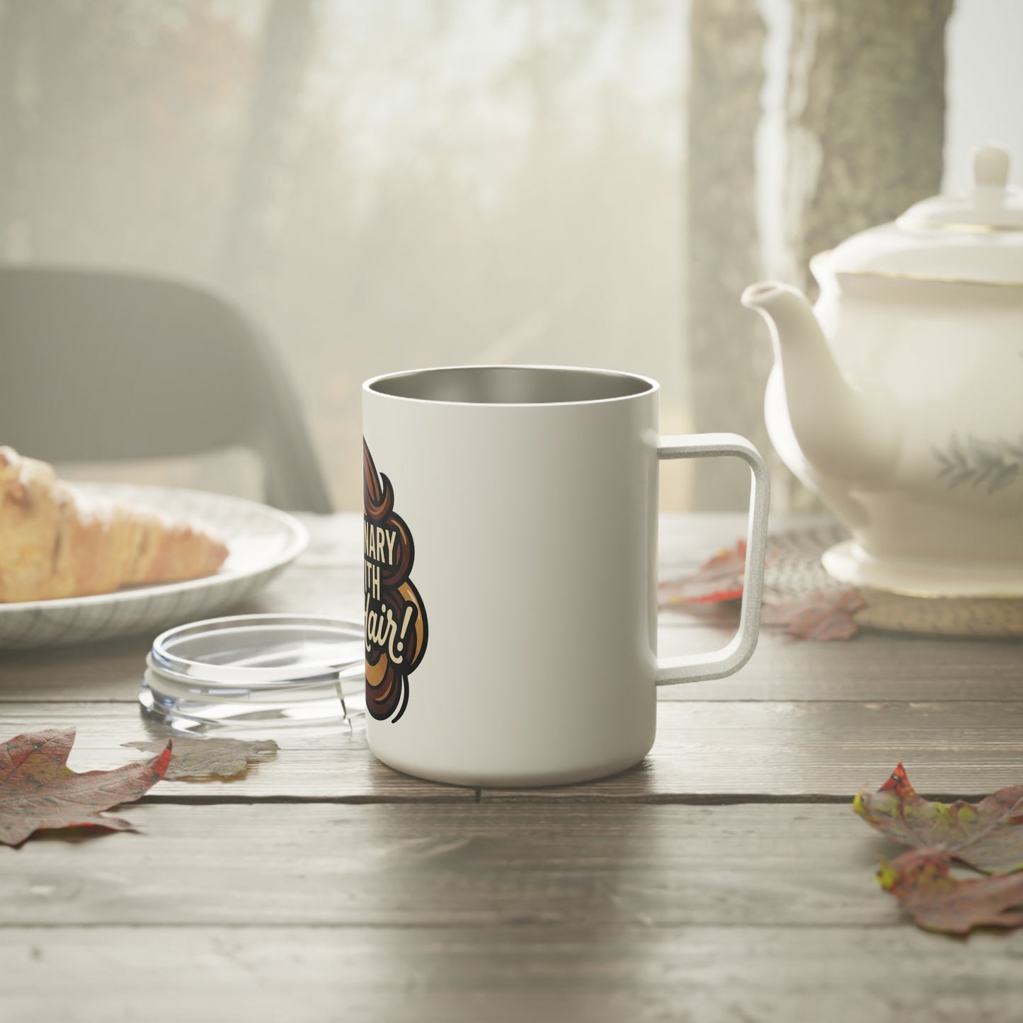 Insulated Coffee Mug – “A Cautionary Tale With Good Hair” Travel Tumbler