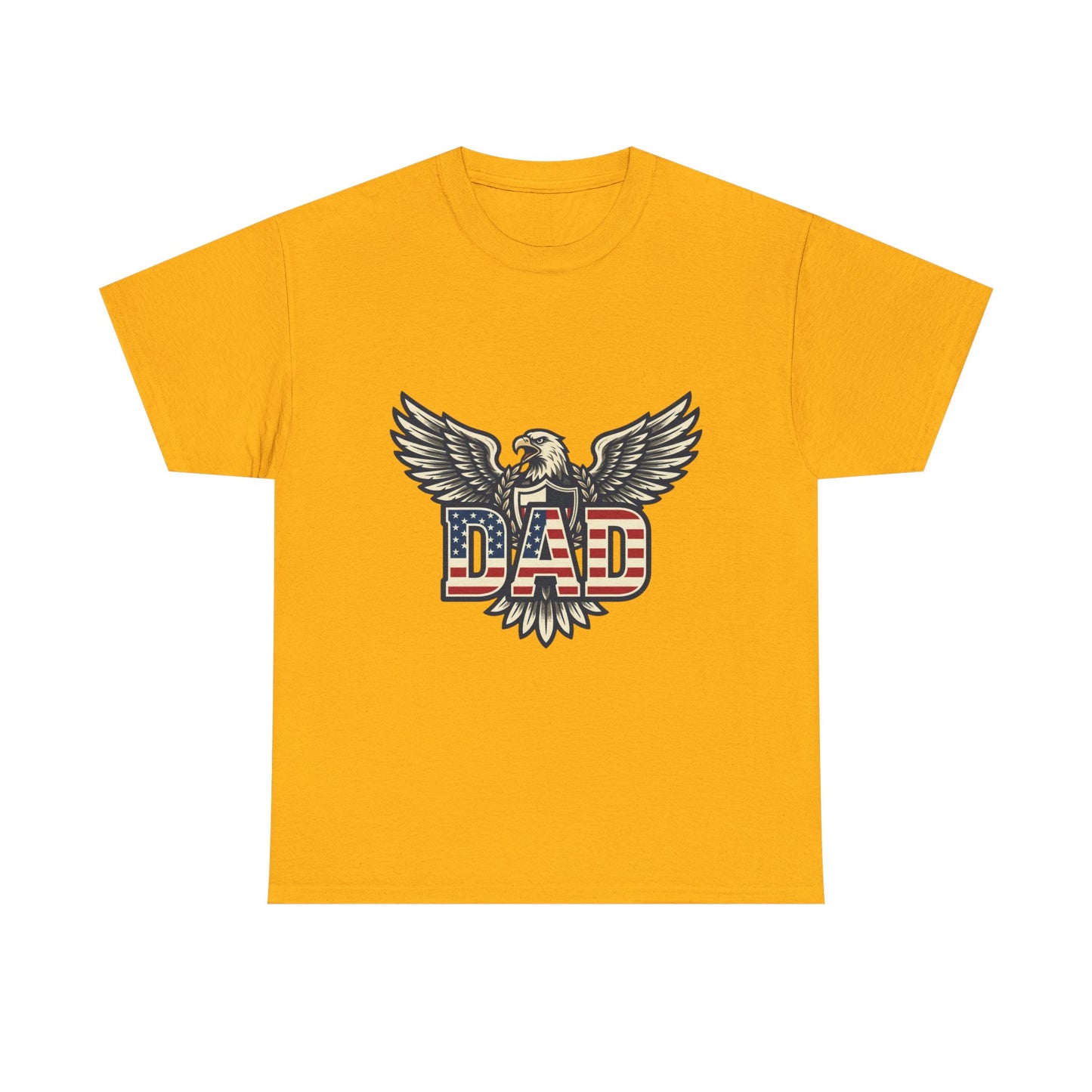Patriotic Eagle DAD T-Shirt | American Flag Dad Tee