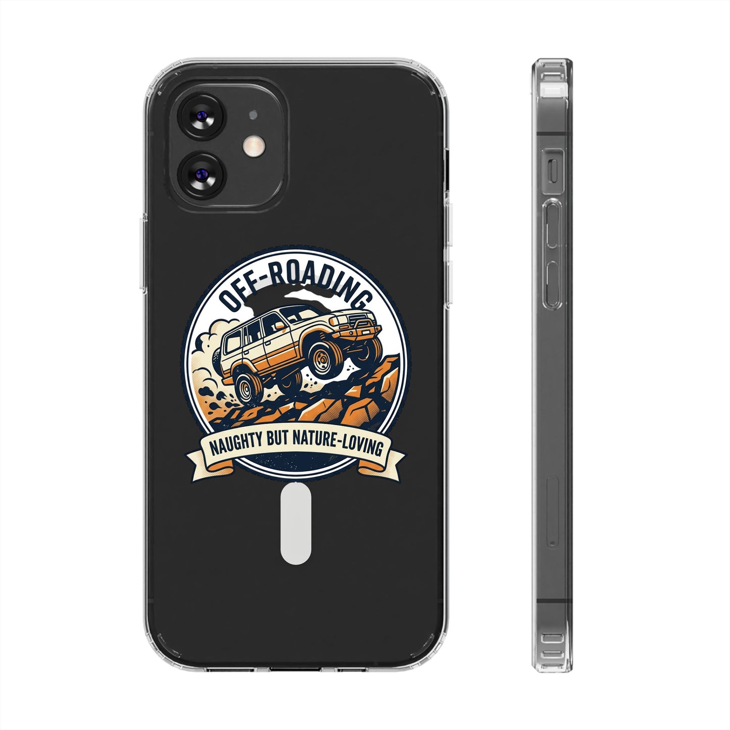 Off-Roading Adventure Jeep Phone Case | Magnetic Clear Impact-Resistant Case