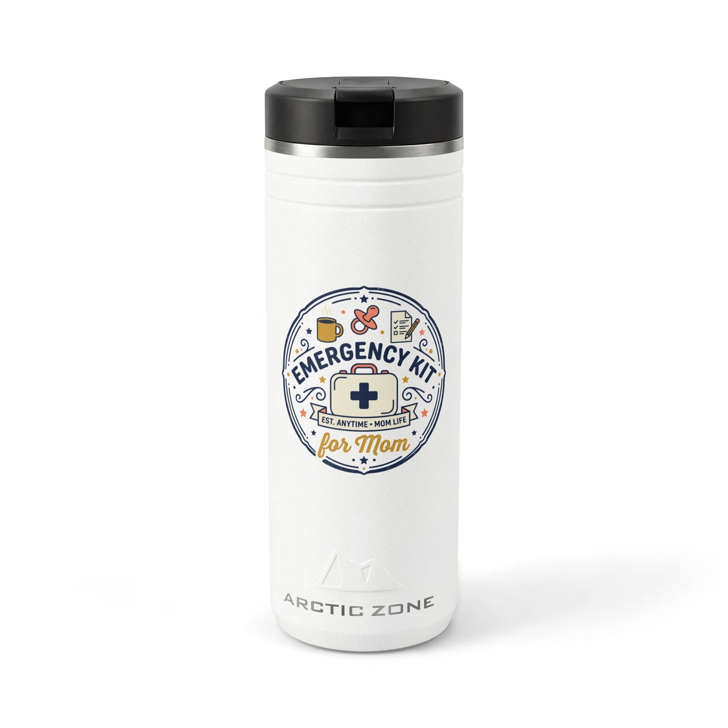Emergency Kit for Mom Tumbler | 24oz Stainless Straw Tumbler