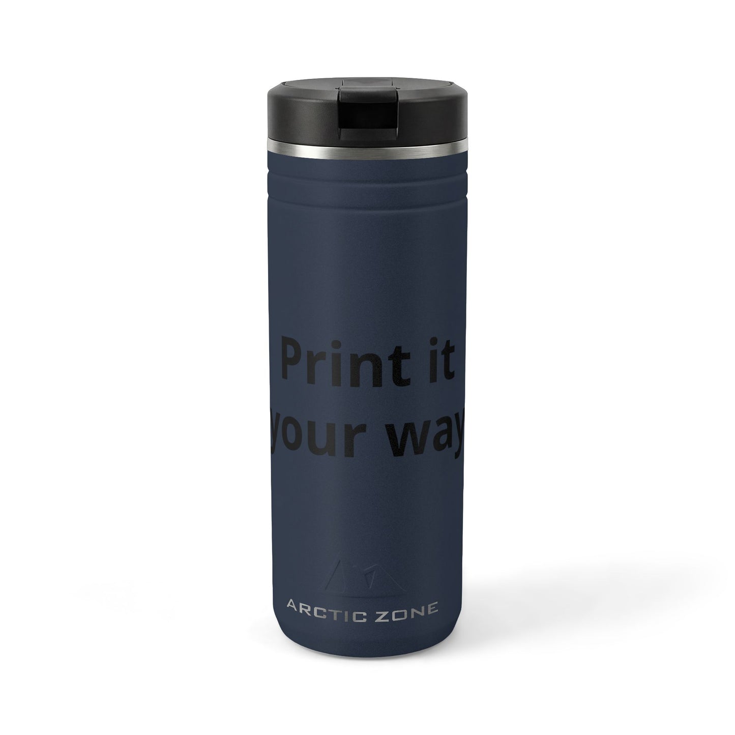 Custom Text Stainless Steel Tumbler 24oz | Insulated Travel Bottle