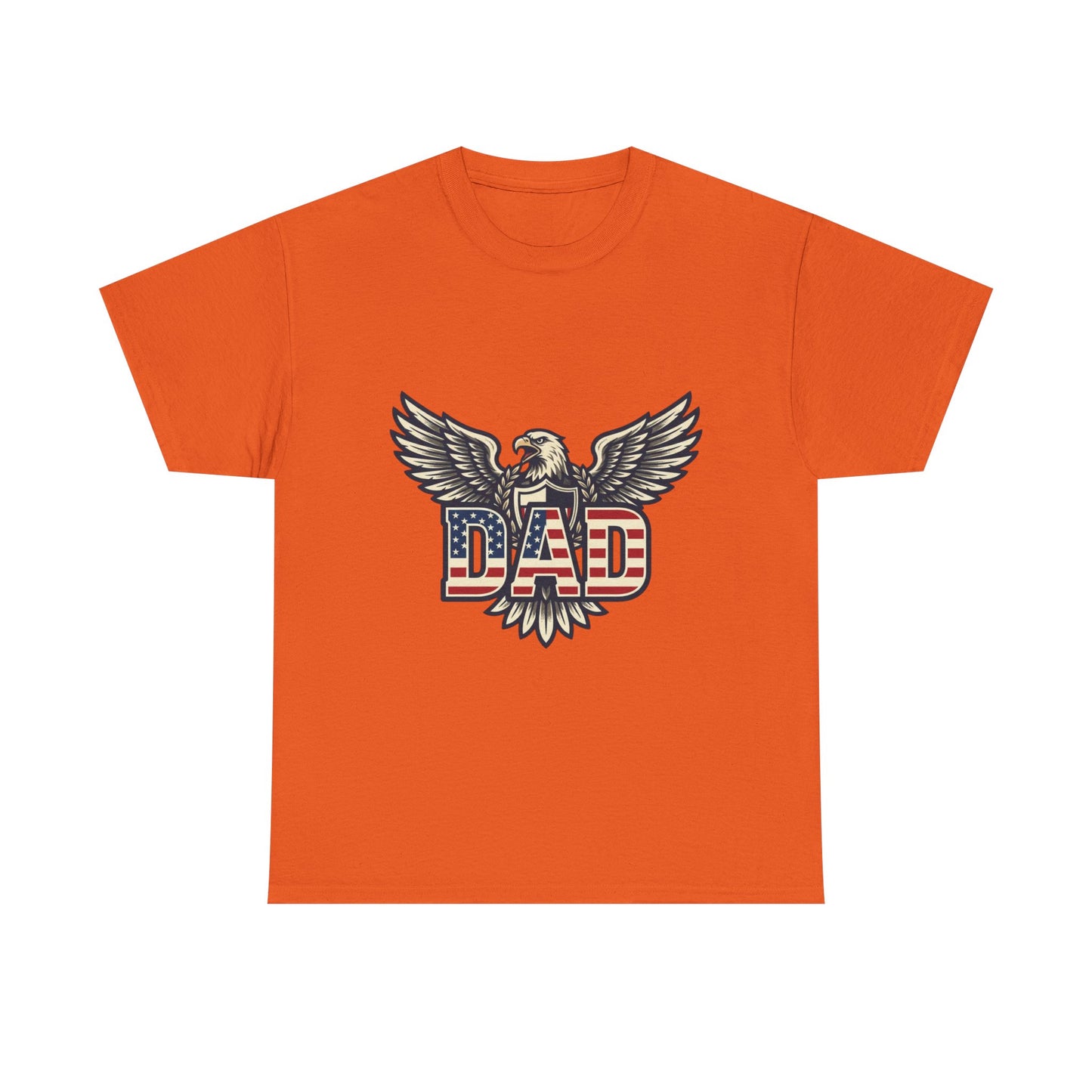 Patriotic Eagle DAD T-Shirt | American Flag Dad Tee