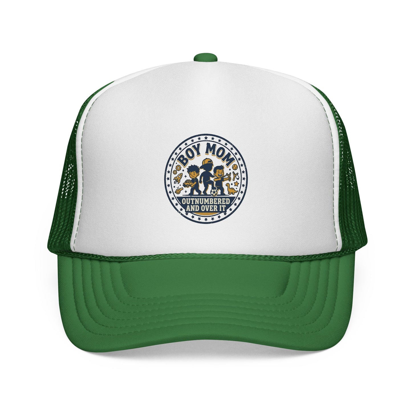 Boy Mom patch design Trucker Cap | Mom of Boys, Cute Boy Silhouettes