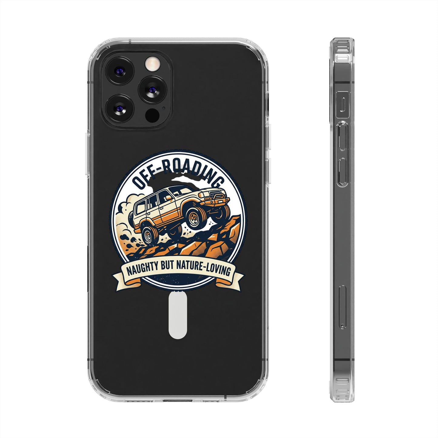 Off-Roading Adventure Jeep Phone Case | Magnetic Clear Impact-Resistant Case
