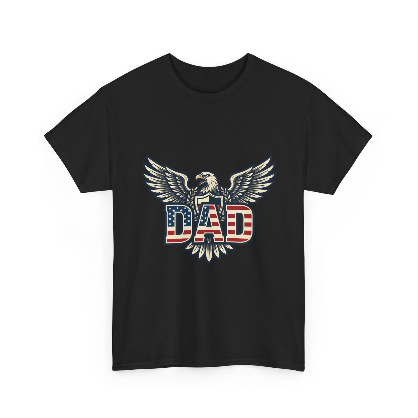Patriotic Eagle DAD T-Shirt | American Flag Dad Tee
