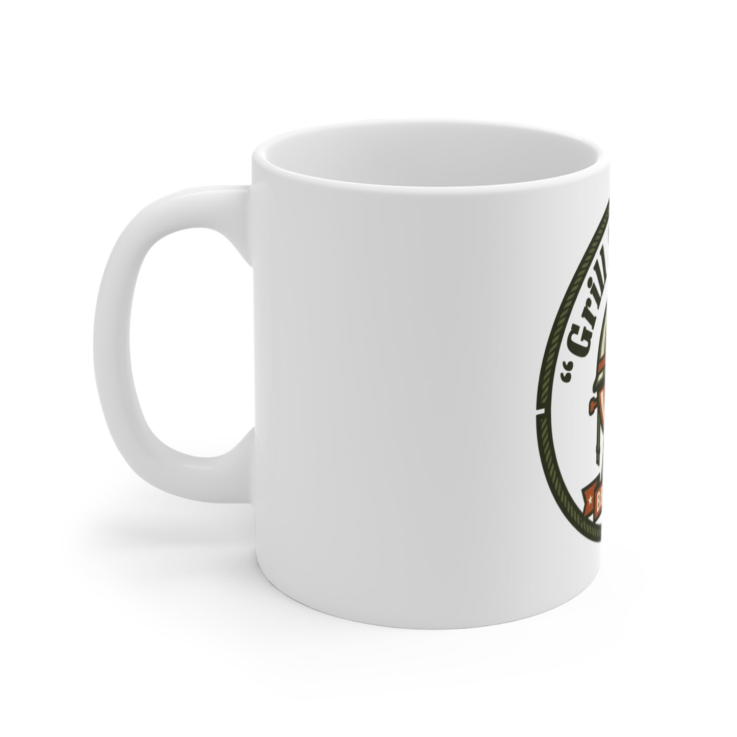Fast Shipping in 3-5 business days in the US. Grill Sergeant BBQ Division Mug — 11oz Coffee Cup for BBQ Lovers