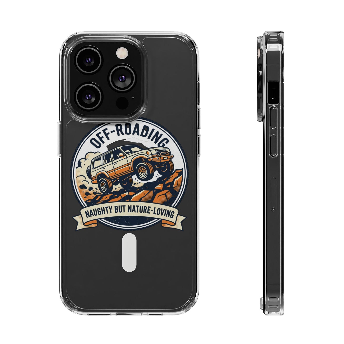 Off-Roading Adventure Jeep Phone Case | Magnetic Clear Impact-Resistant Case
