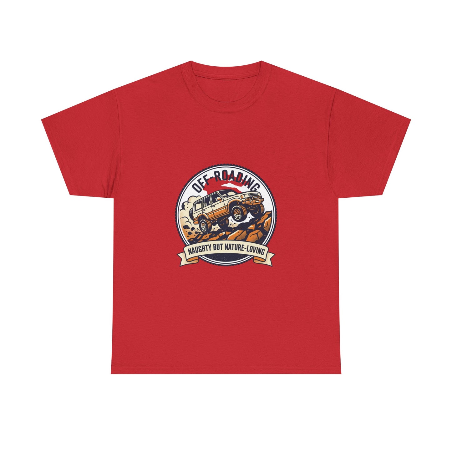 Off-Roading Vintage Jeep T-Shirt | Naughty But Nature-Loving Graphic Tee