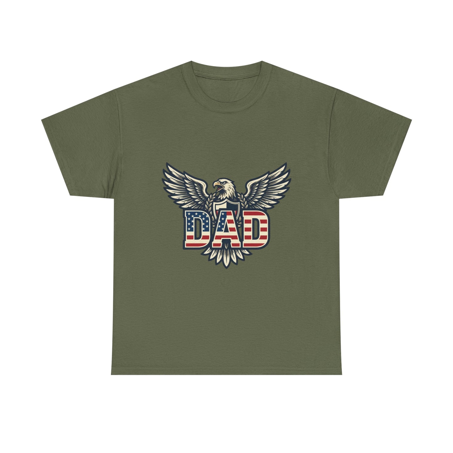 Patriotic Eagle DAD T-Shirt | American Flag Dad Tee