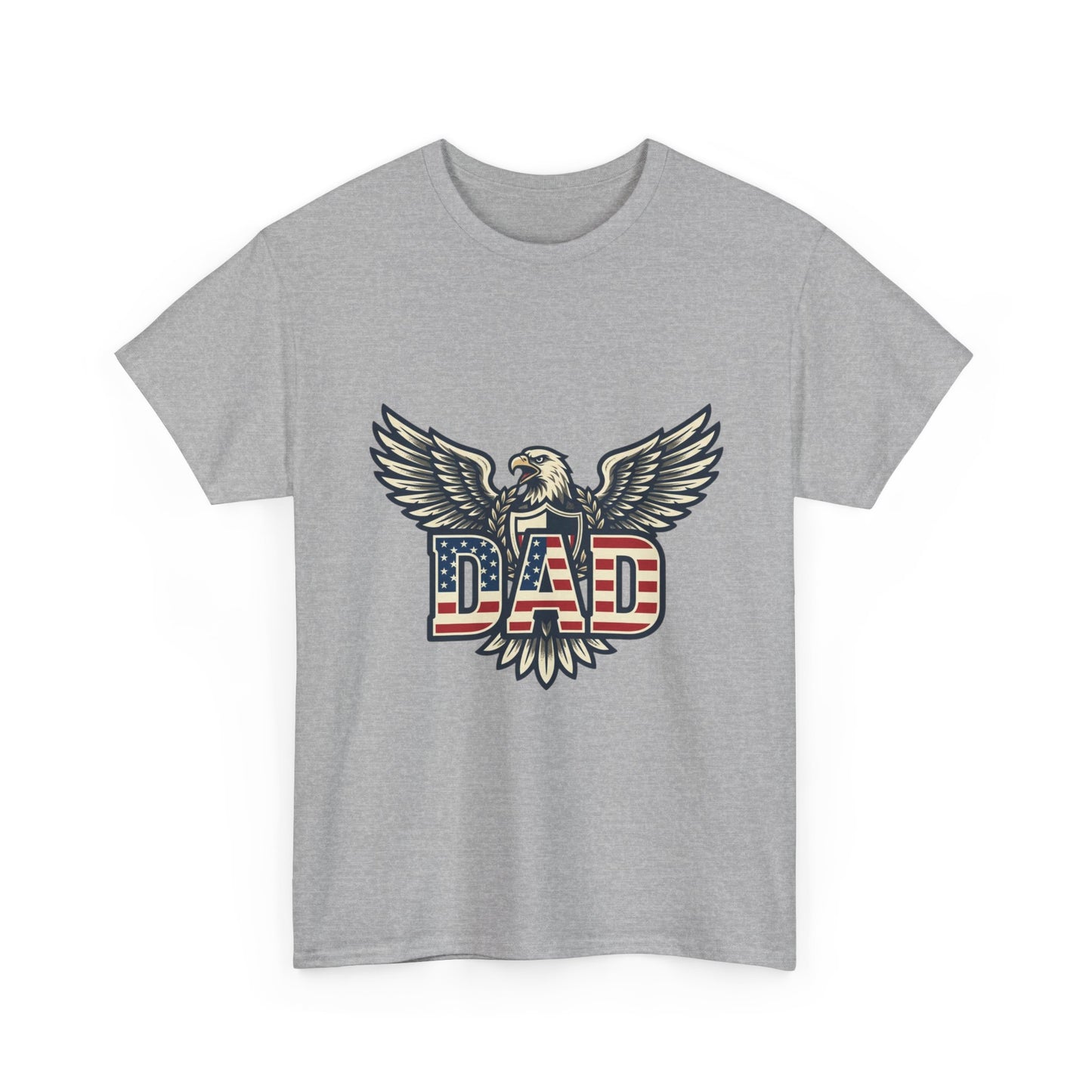 Patriotic Eagle DAD T-Shirt | American Flag Dad Tee