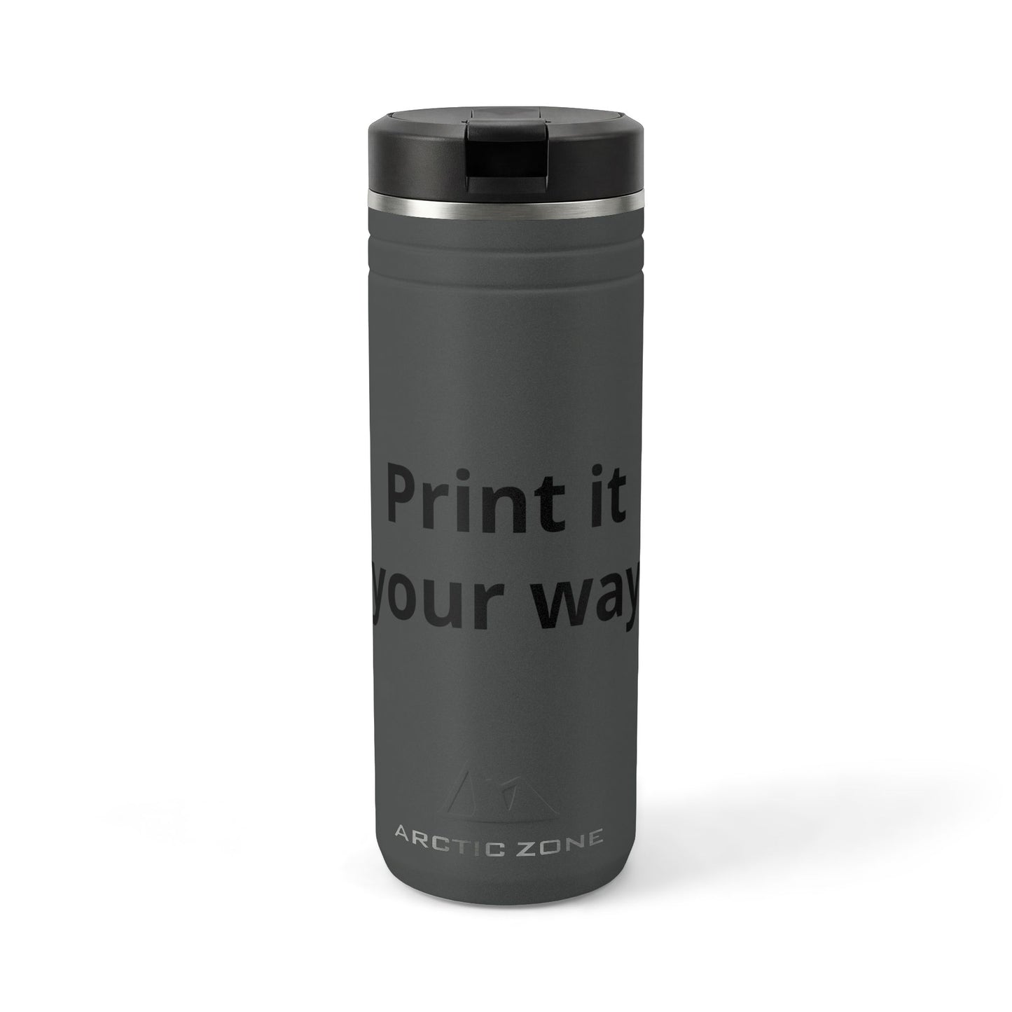 Custom Text Stainless Steel Tumbler 24oz | Insulated Travel Bottle