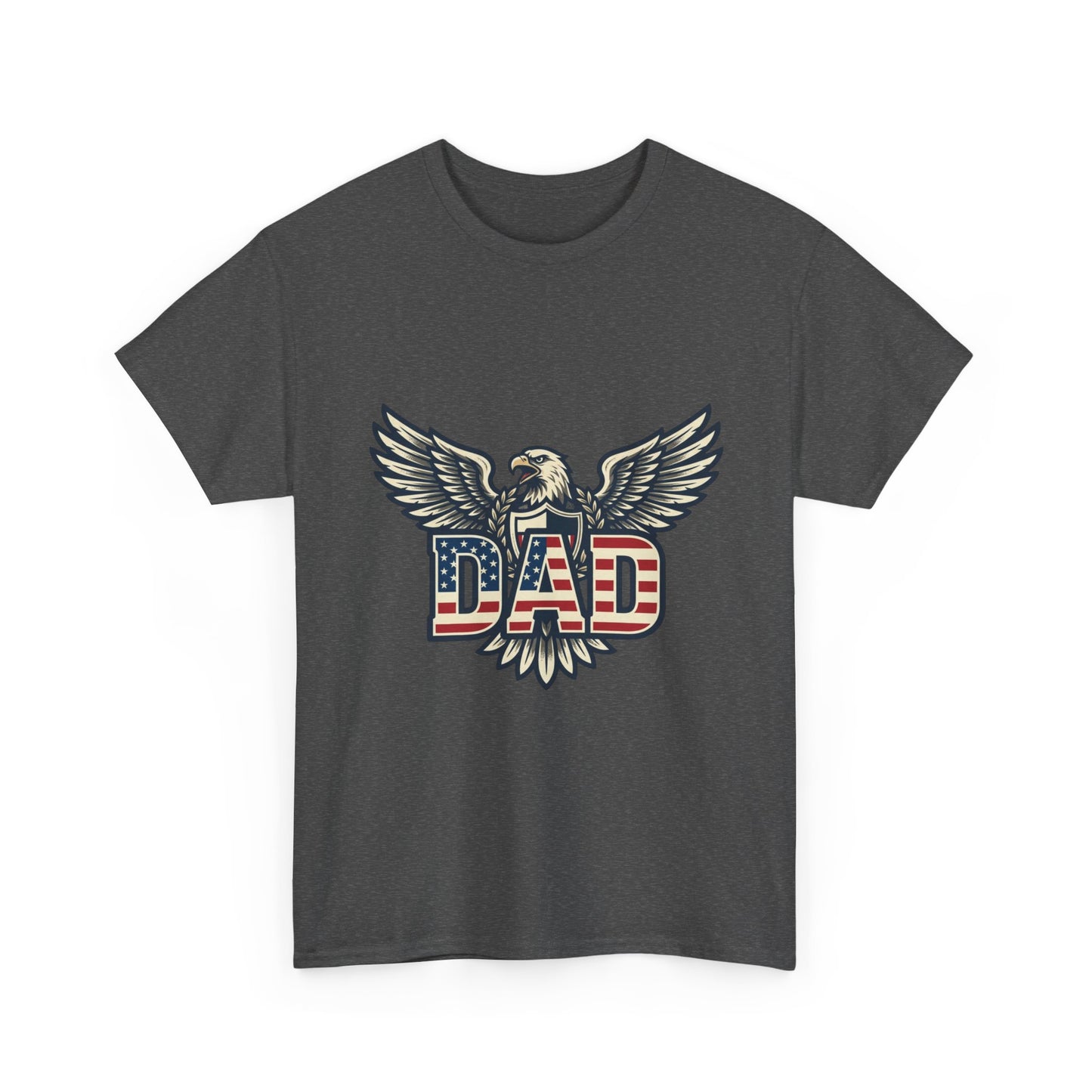 Patriotic Eagle DAD T-Shirt | American Flag Dad Tee