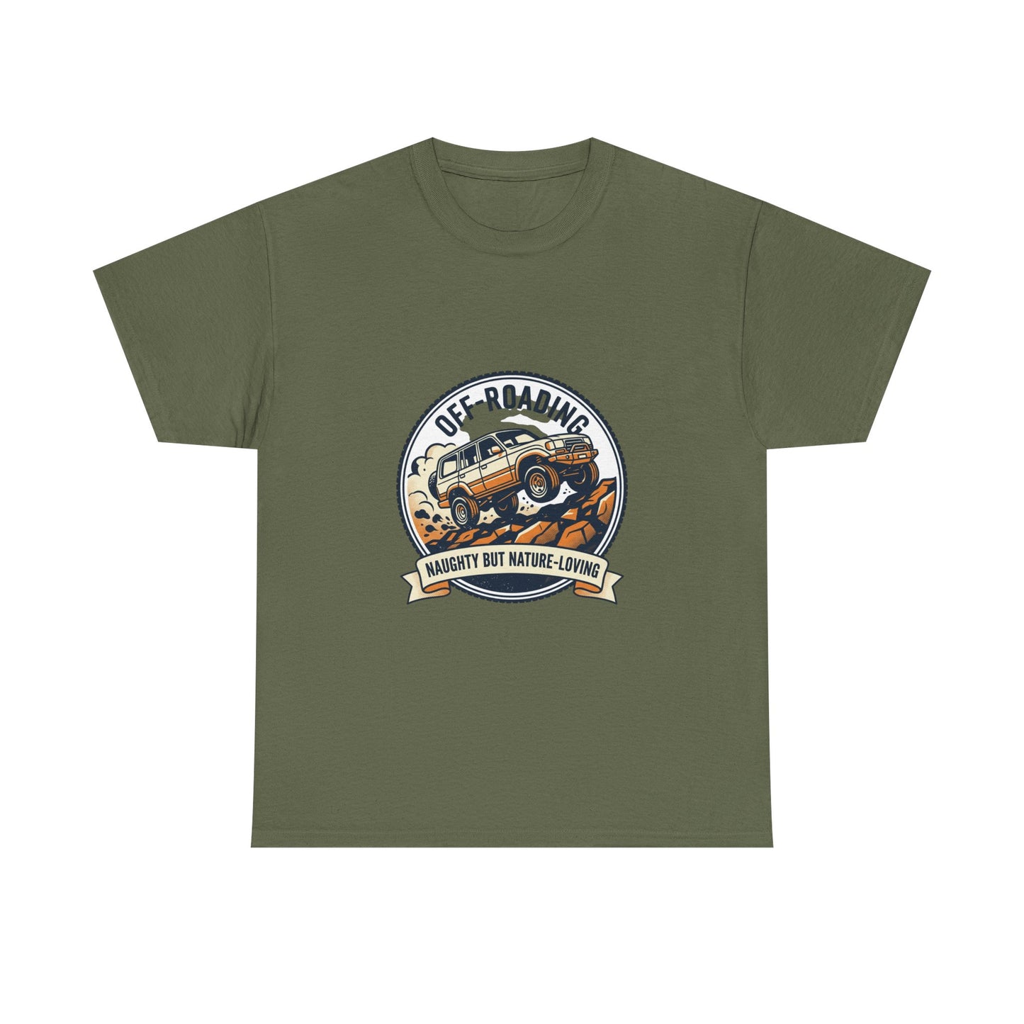 Off-Roading Vintage Jeep T-Shirt | Naughty But Nature-Loving Graphic Tee