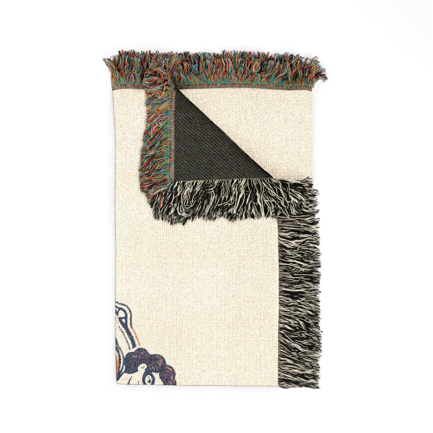Medieval Knight Emblem Blanket | Woven Tapestry Throw, Heraldic Coat of Arms