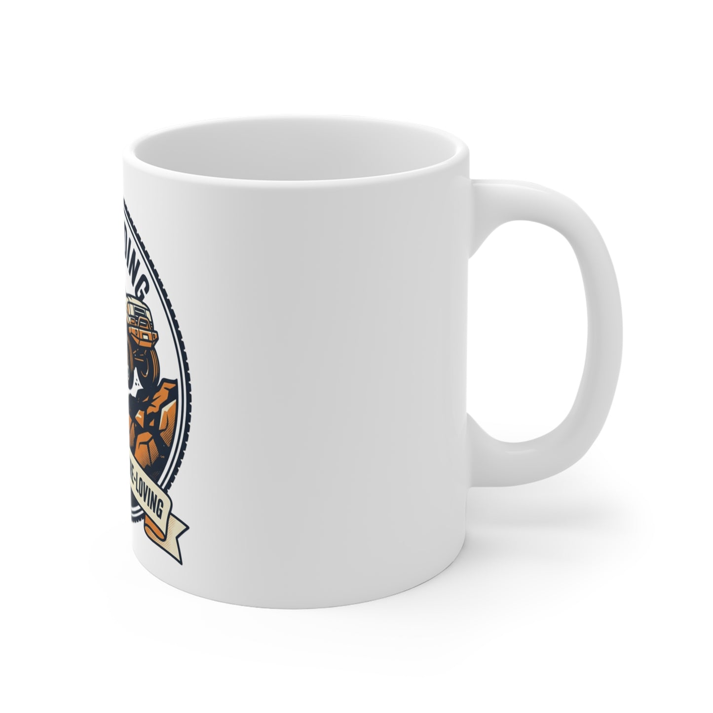 Off-Roading Mug — "Naughty But Nature-Loving" Adventure Coffee Cup | Ships in 3–5 Business Days to the US