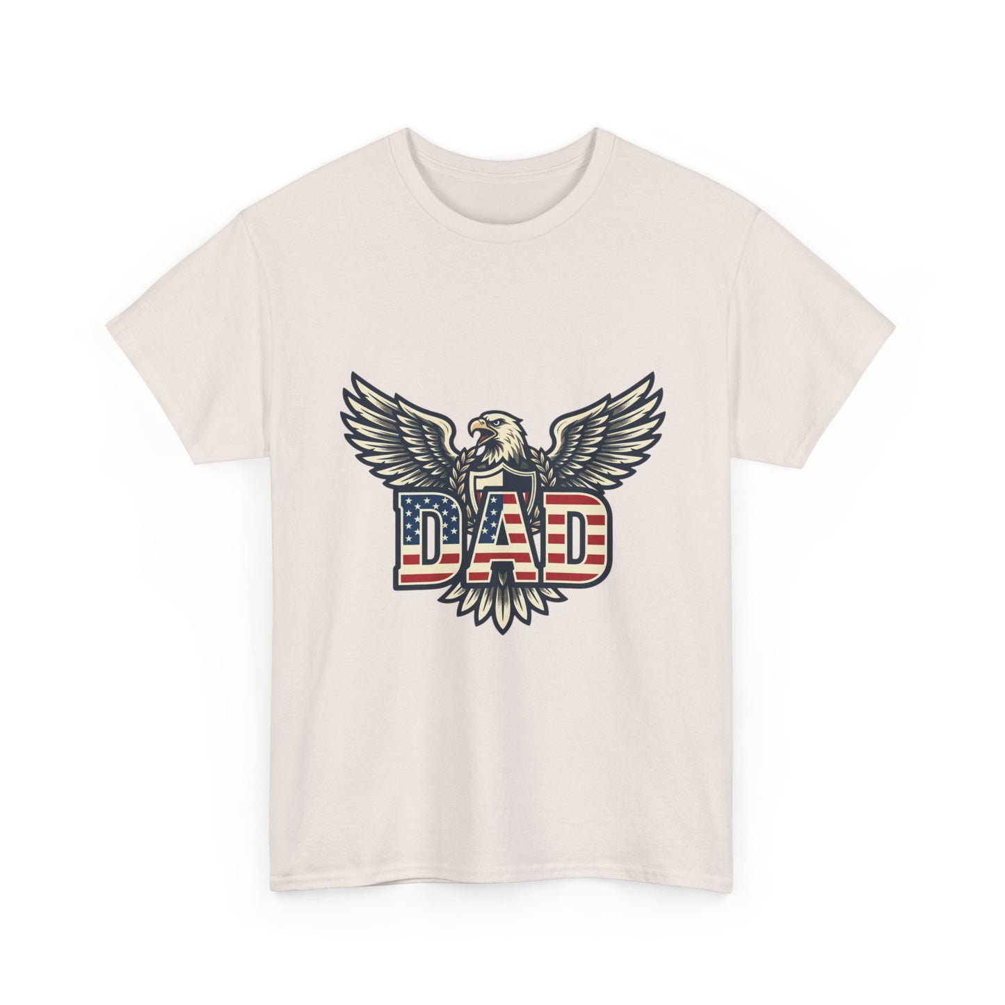 Patriotic Eagle DAD T-Shirt | American Flag Dad Tee
