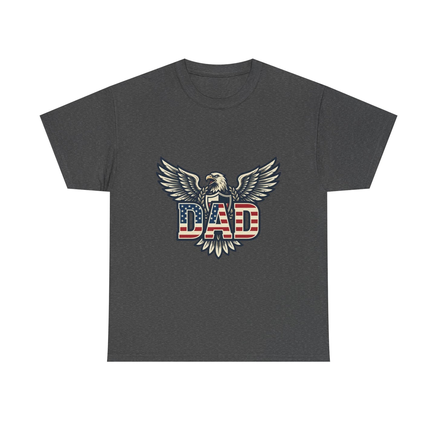 Patriotic Eagle DAD T-Shirt | American Flag Dad Tee