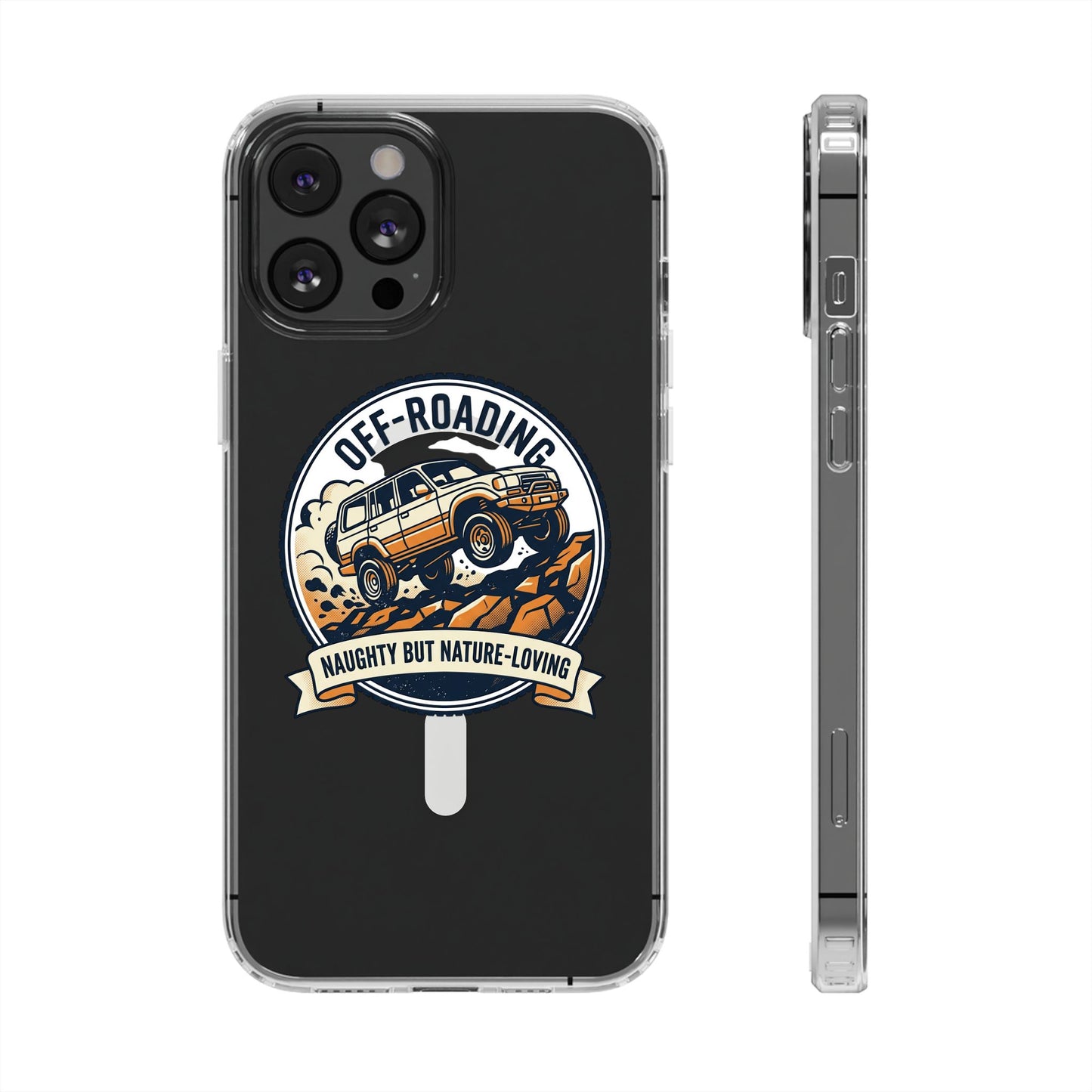 Off-Roading Adventure Jeep Phone Case | Magnetic Clear Impact-Resistant Case