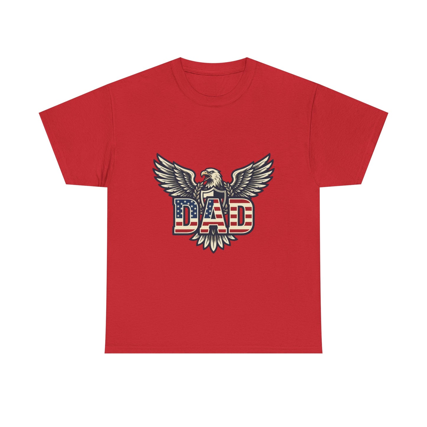 Patriotic Eagle DAD T-Shirt | American Flag Dad Tee