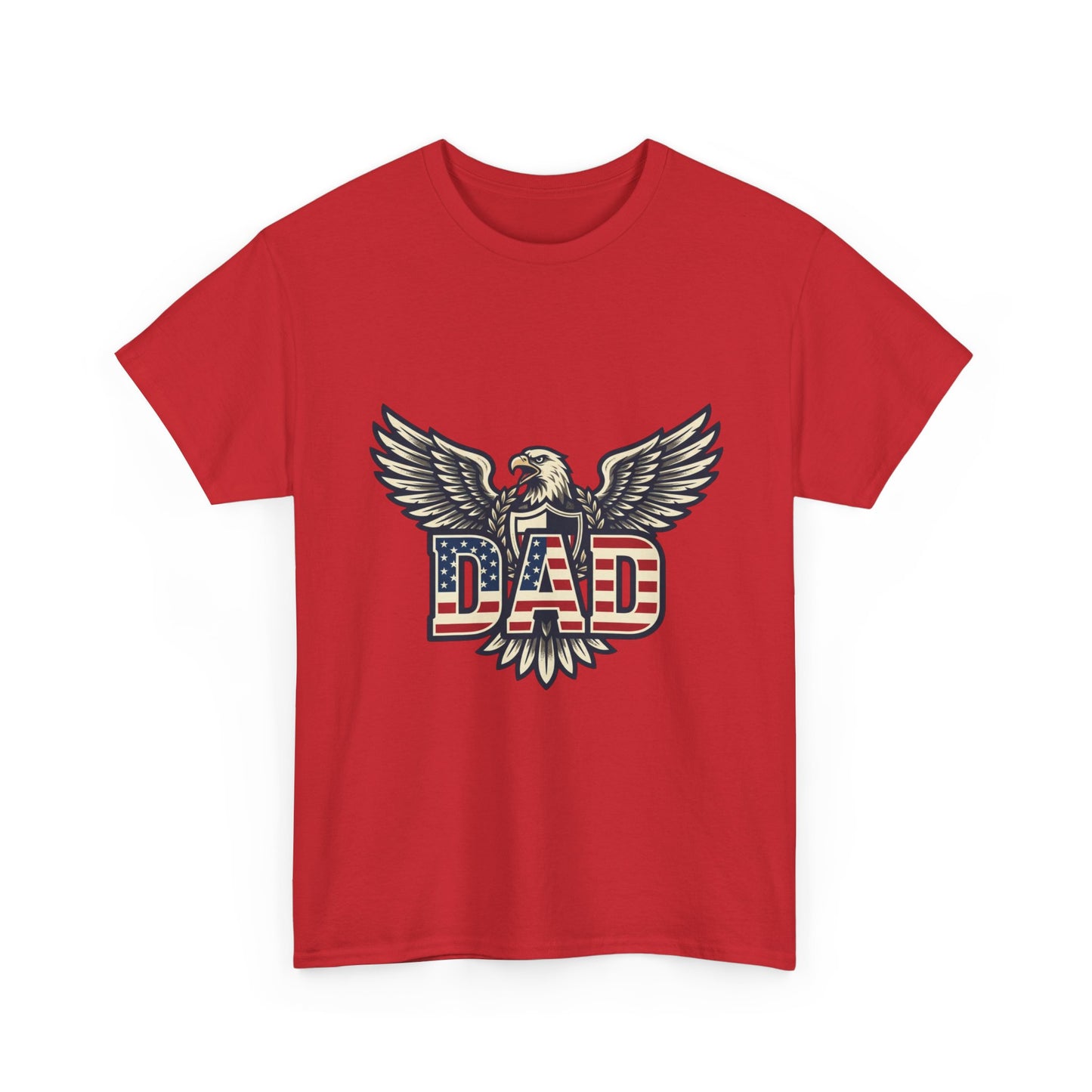 Patriotic Eagle DAD T-Shirt | American Flag Dad Tee