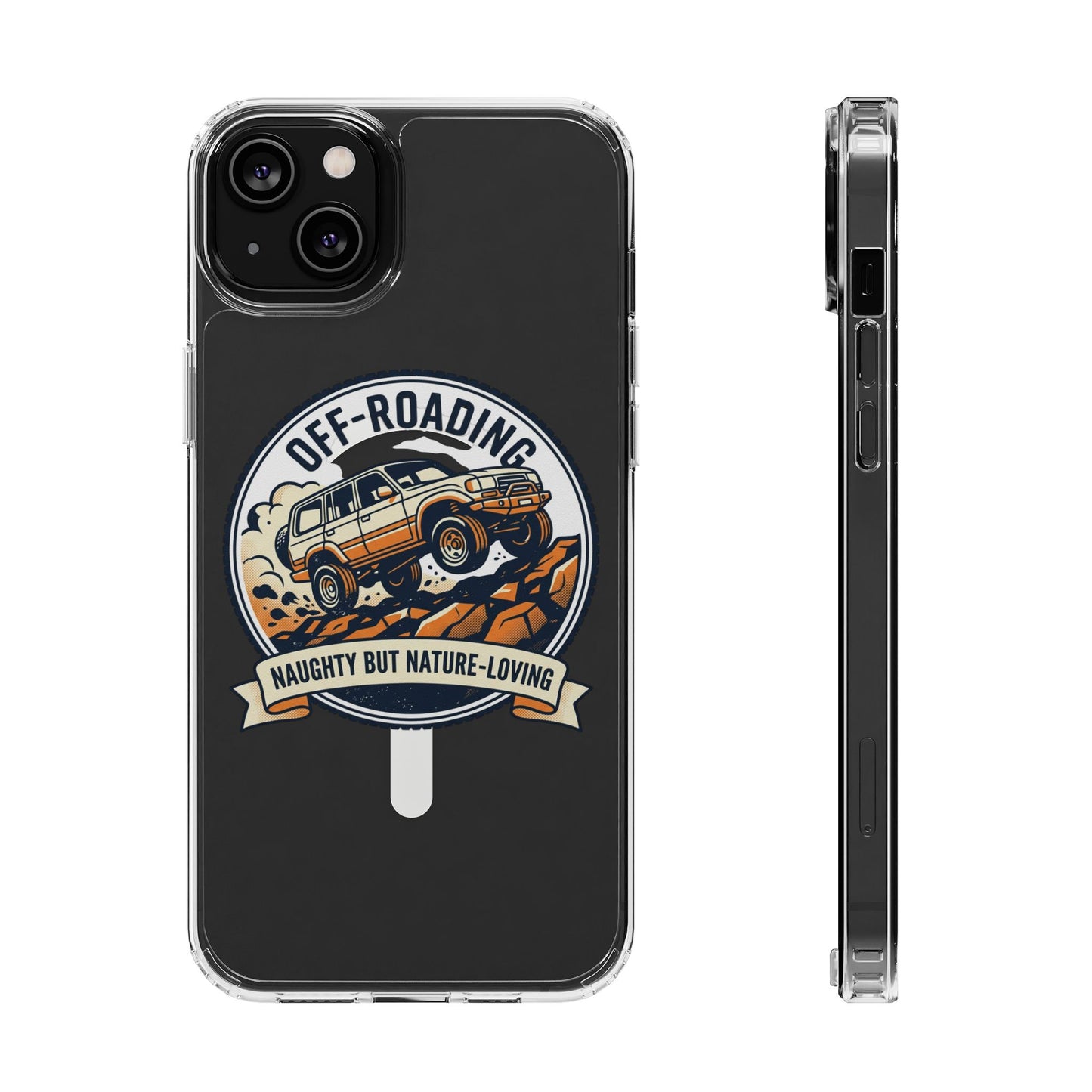 Off-Roading Adventure Jeep Phone Case | Magnetic Clear Impact-Resistant Case