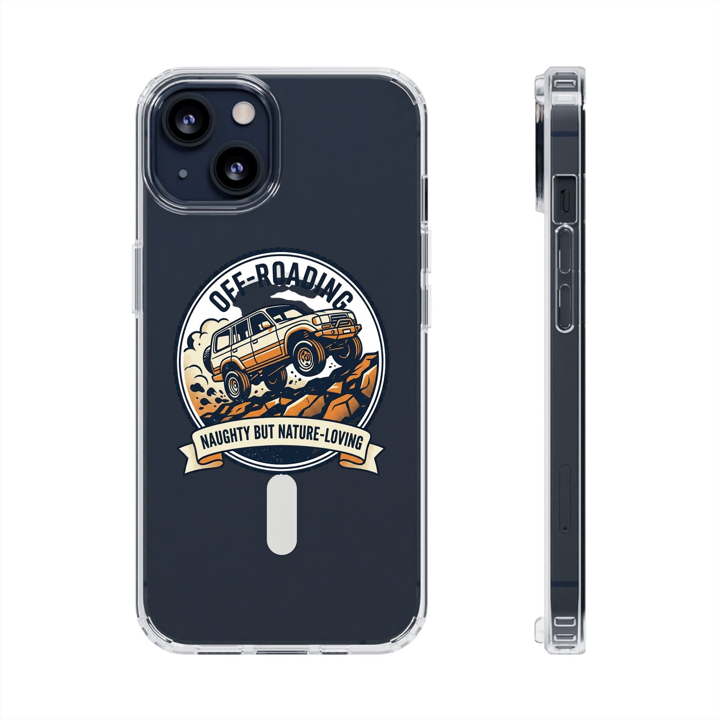 Off-Roading Adventure Jeep Phone Case | Magnetic Clear Impact-Resistant Case