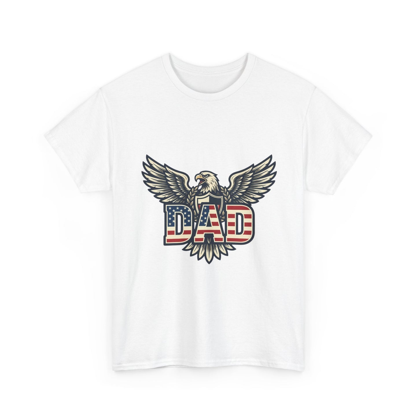 Patriotic Eagle DAD T-Shirt | American Flag Dad Tee