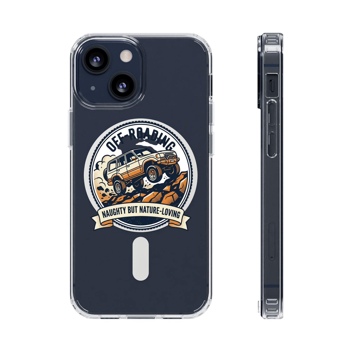 Off-Roading Adventure Jeep Phone Case | Magnetic Clear Impact-Resistant Case