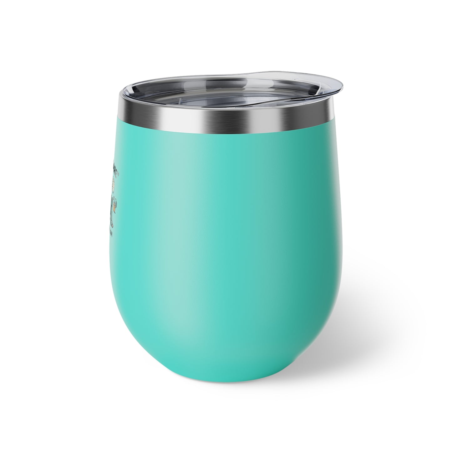 Relaxing Sloth with Coffee and Book 12oz Copper Vacuum Insulated Cup