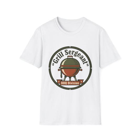 Grill Sergeant BBQ Division T-Shirt — Funny BBQ Grill master Tee