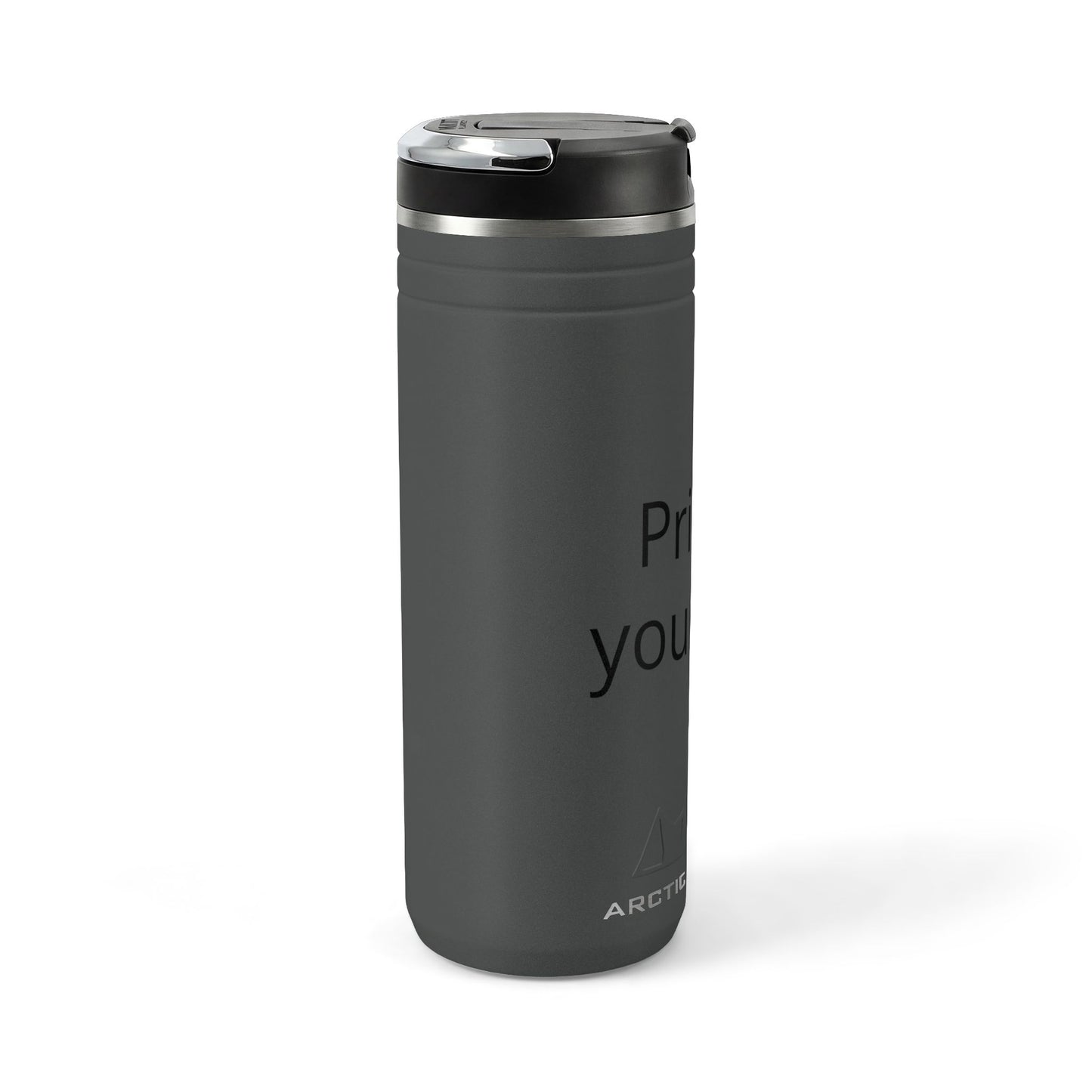 Custom Text Stainless Steel Tumbler 24oz | Insulated Travel Bottle