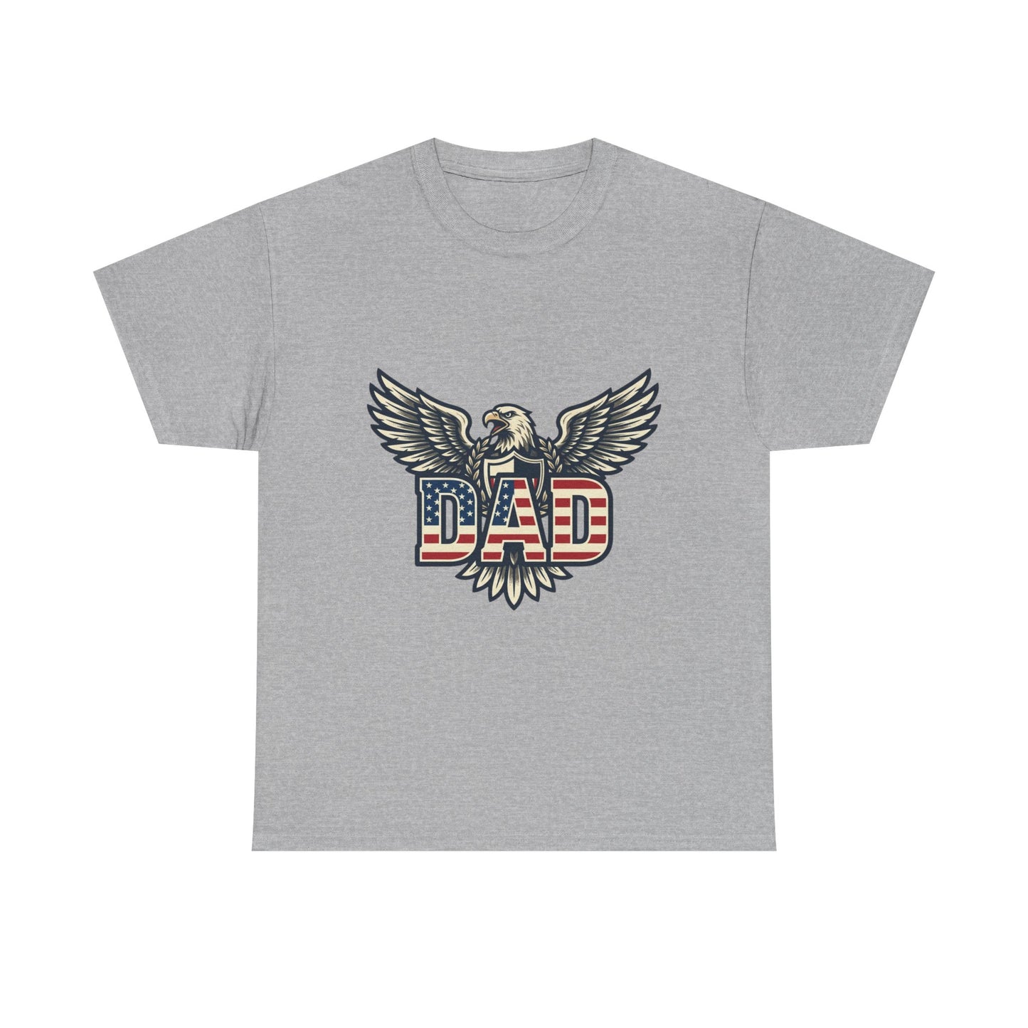 Patriotic Eagle DAD T-Shirt | American Flag Dad Tee