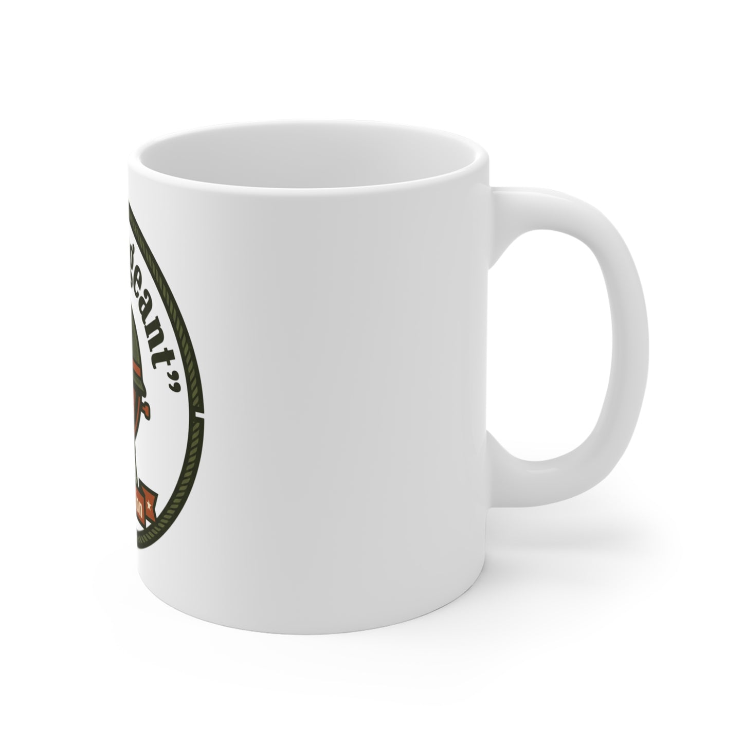 Fast Shipping in 3-5 business days in the US. Grill Sergeant BBQ Division Mug — 11oz Coffee Cup for BBQ Lovers