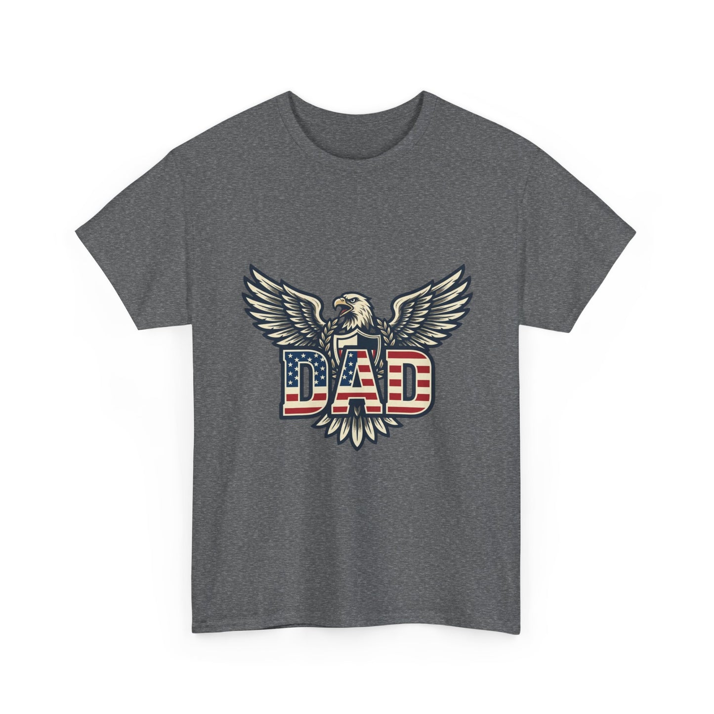 Patriotic Eagle DAD T-Shirt | American Flag Dad Tee