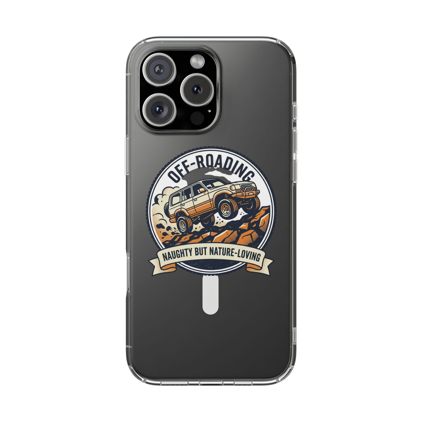 Off-Roading Adventure Jeep Phone Case | Magnetic Clear Impact-Resistant Case