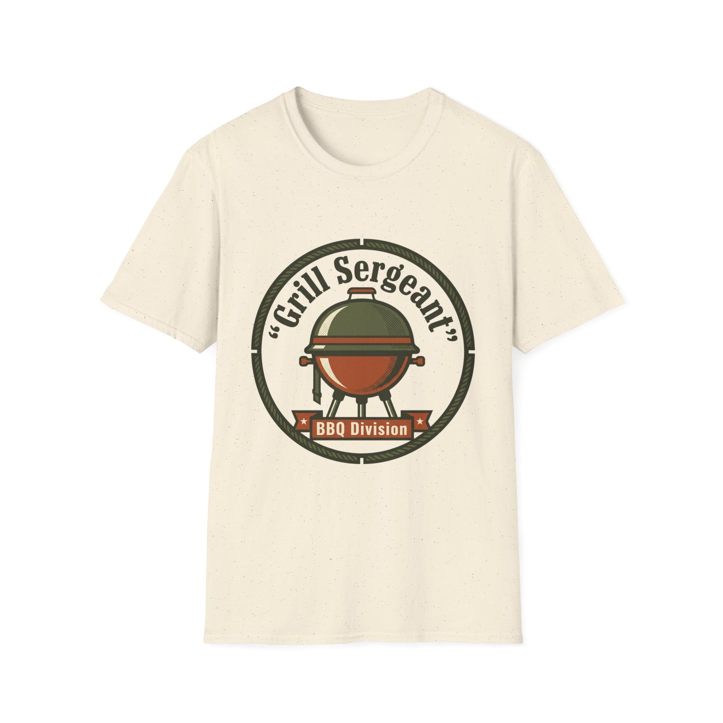 Grill Sergeant BBQ Division T-Shirt — Funny BBQ Grill master Tee