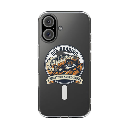 Off-Roading Adventure Jeep Phone Case | Magnetic Clear Impact-Resistant Case