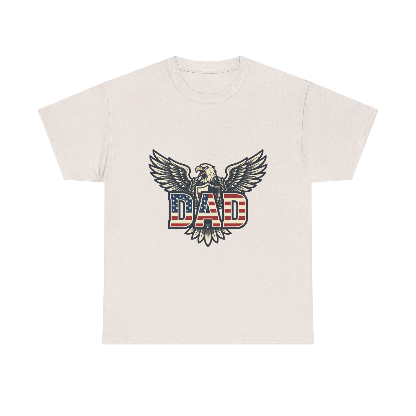 Patriotic Eagle DAD T-Shirt | American Flag Dad Tee
