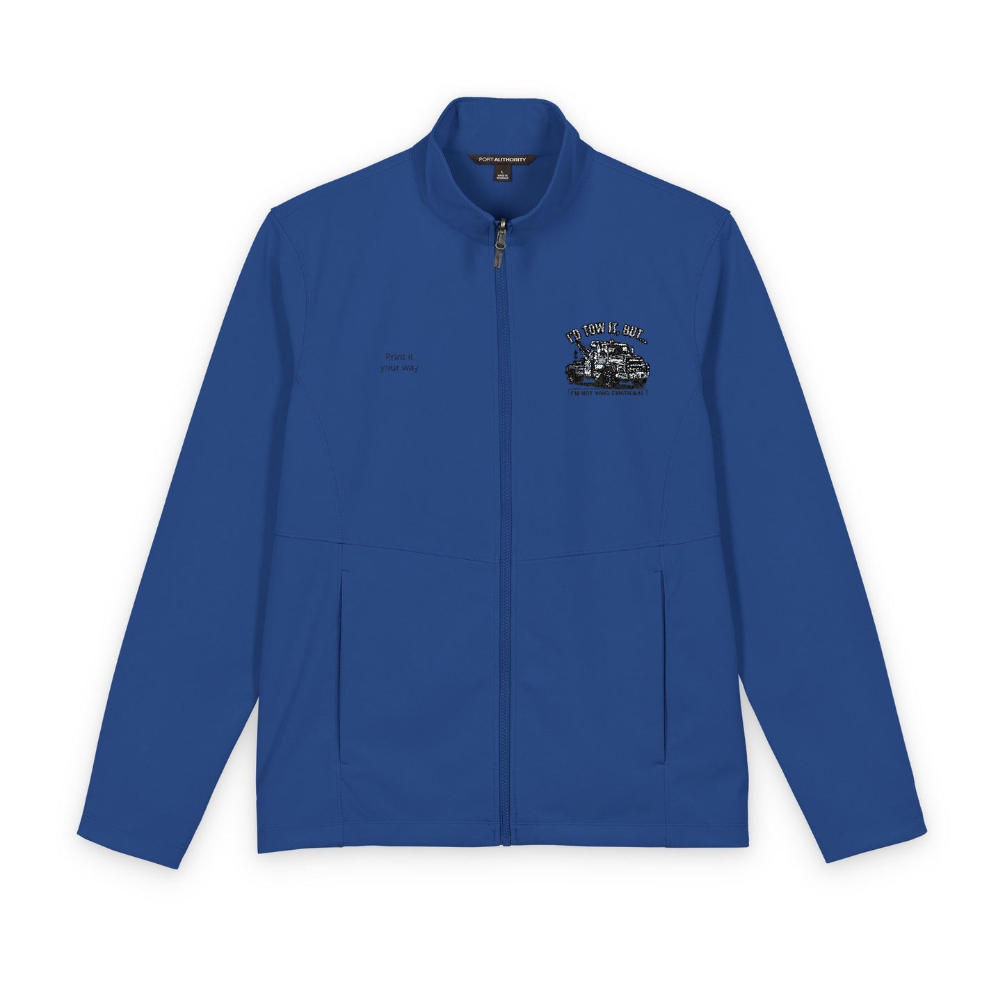 Fast Shipping 3-5 business days in the US. Men's Soft Shell Jacket — Camouflage Paw Print Chest Logo