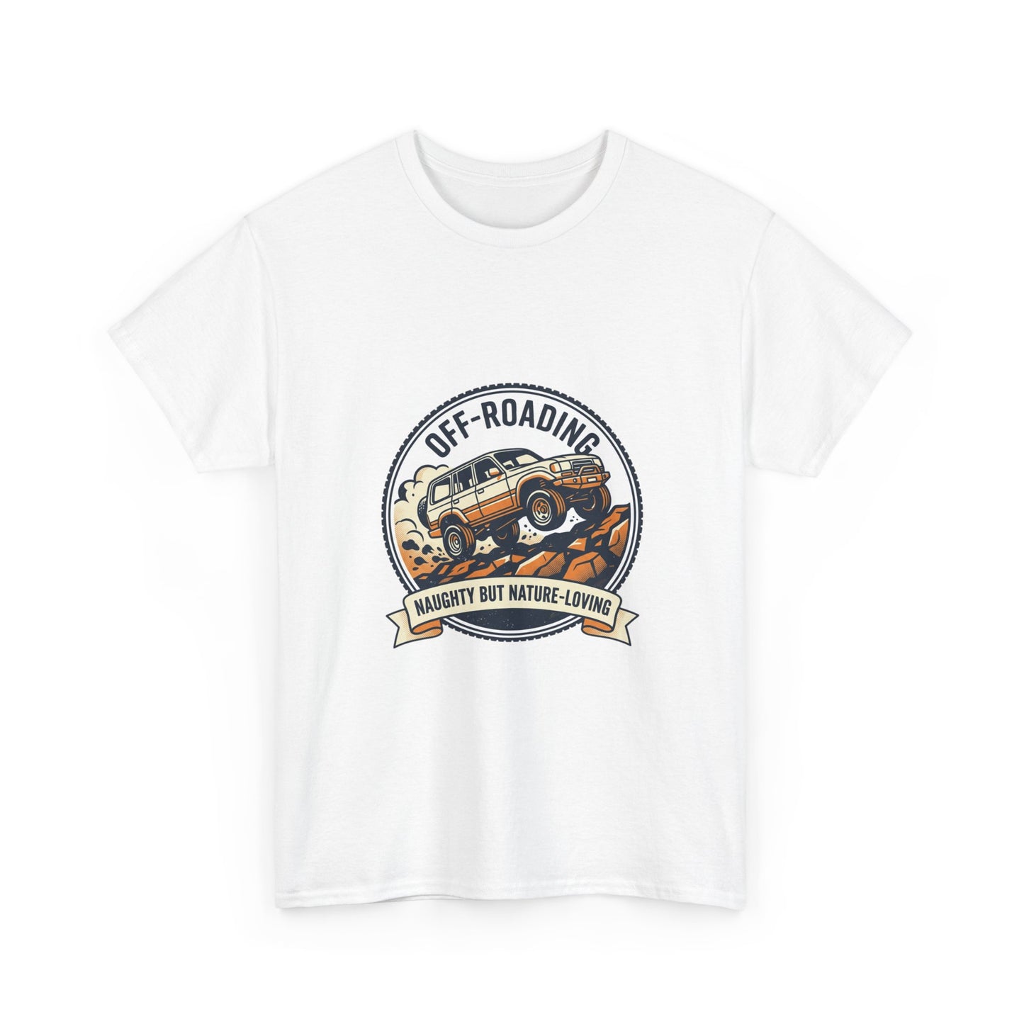 Off-Roading Vintage Jeep T-Shirt | Naughty But Nature-Loving Graphic Tee