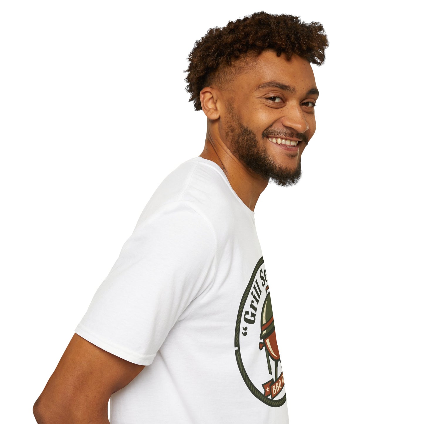 Grill Sergeant BBQ Division T-Shirt — Funny BBQ Grill master Tee