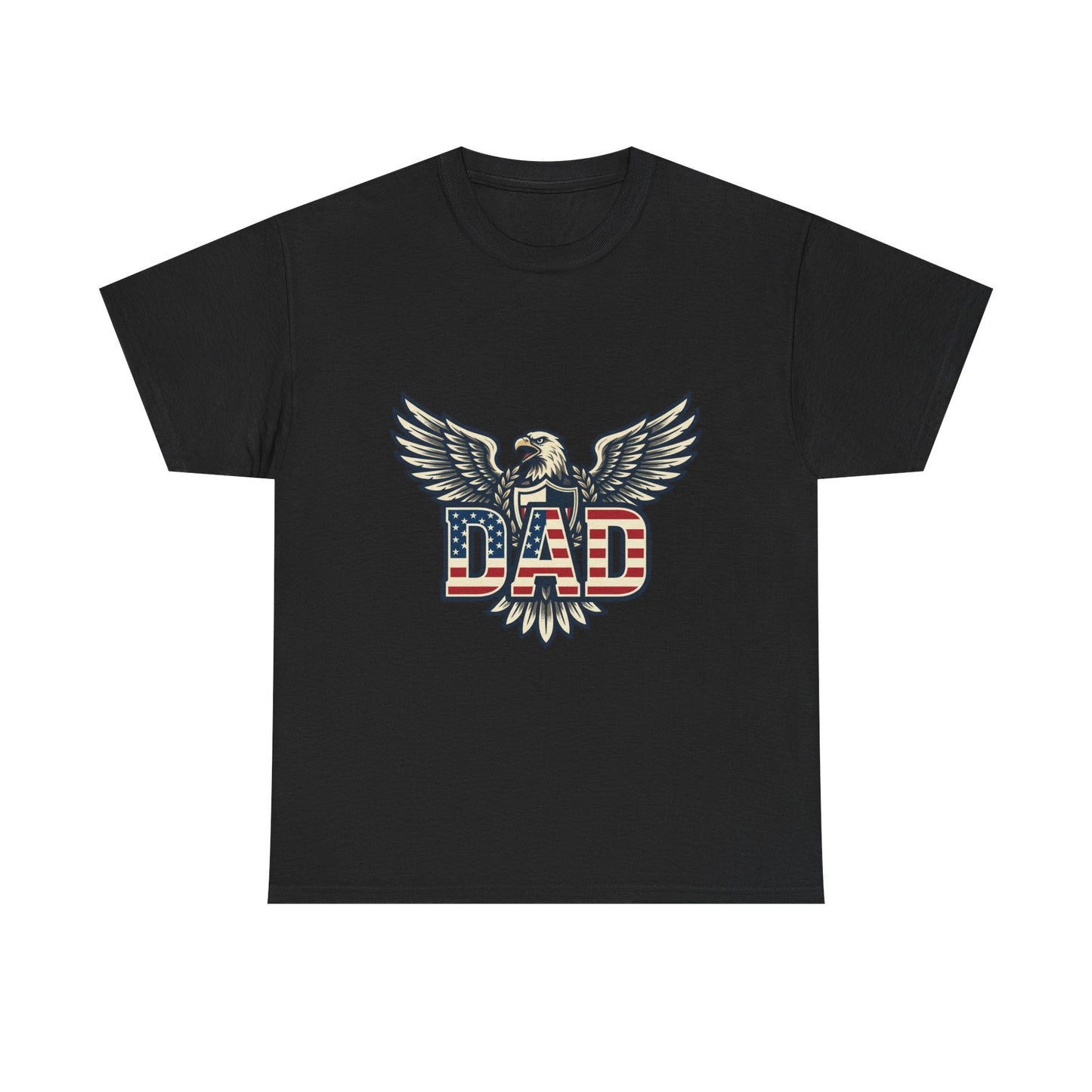 Patriotic Eagle DAD T-Shirt | American Flag Dad Tee