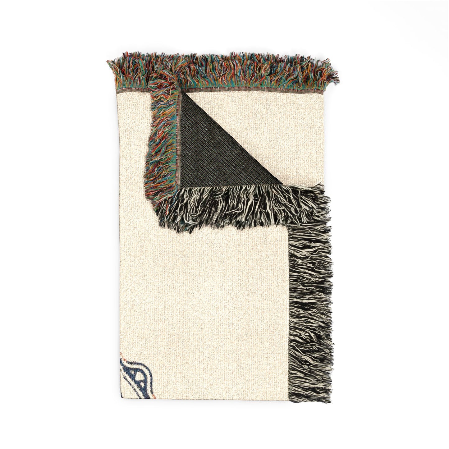 Medieval Knight Emblem Blanket | Woven Tapestry Throw, Heraldic Coat of Arms