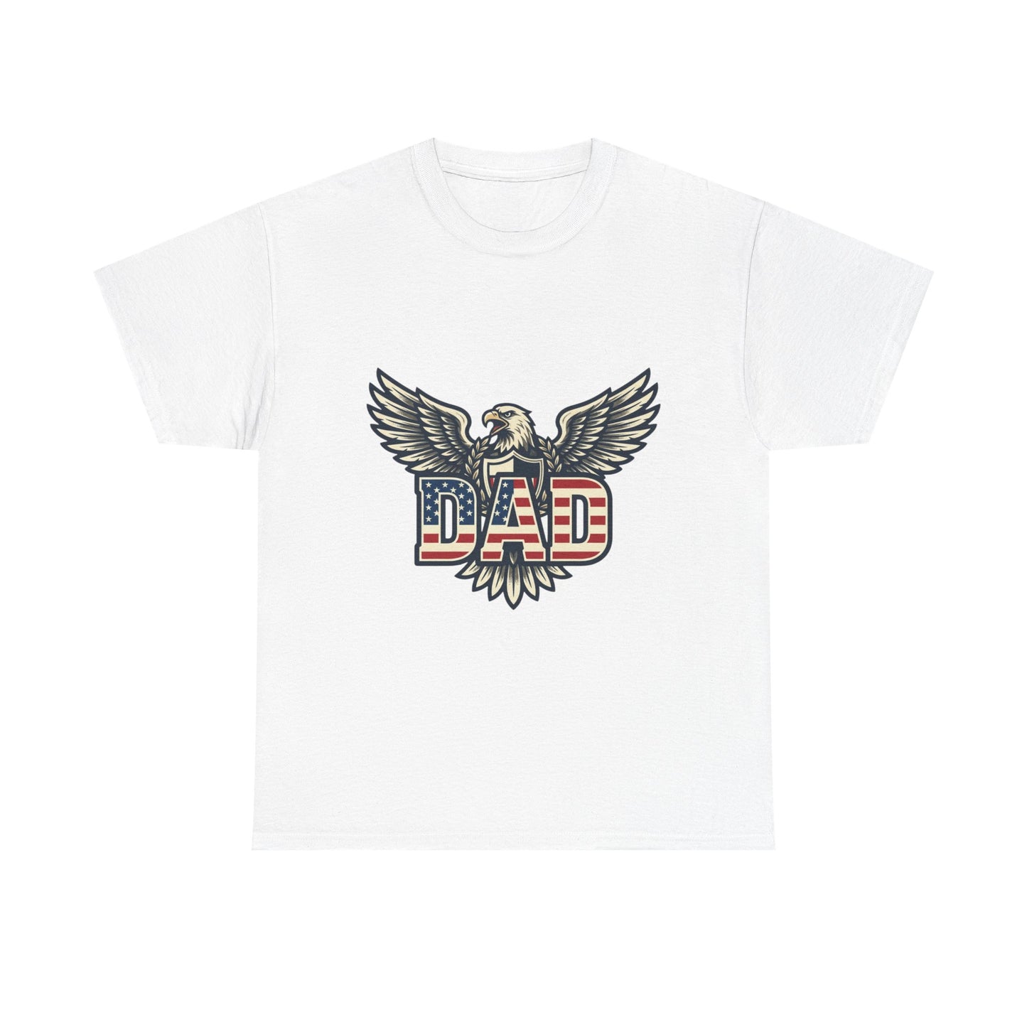 Patriotic Eagle DAD T-Shirt | American Flag Dad Tee