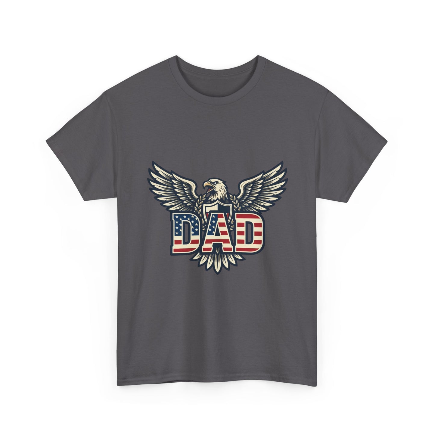 Patriotic Eagle DAD T-Shirt | American Flag Dad Tee