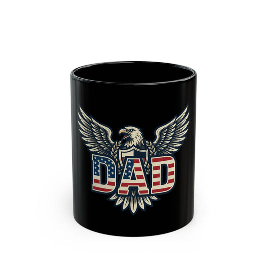Patriotic Eagle DAD Mug — American Flag Dad Coffee Cup-Expected shipping in 3-5 business days to the US.