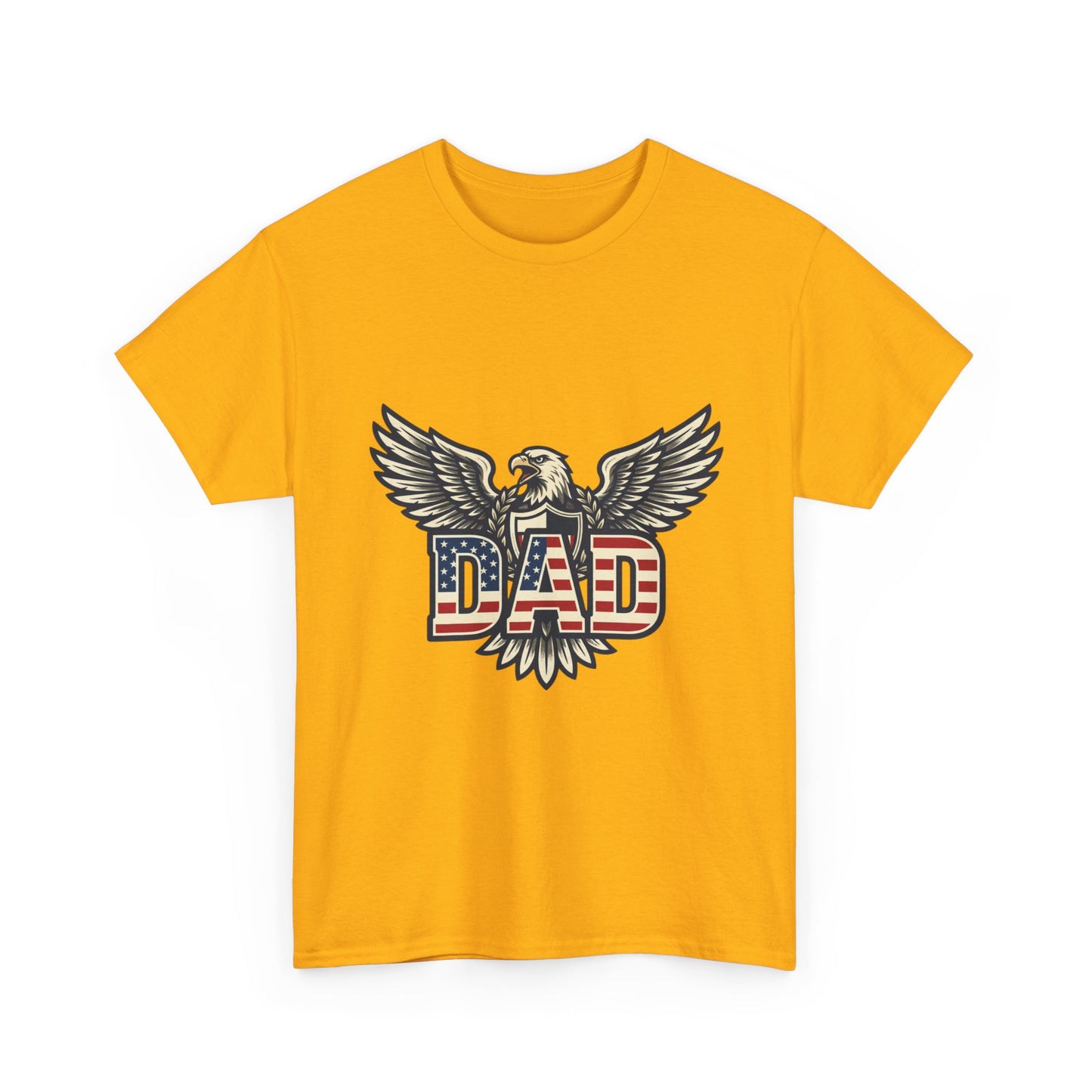 Patriotic Eagle DAD T-Shirt | American Flag Dad Tee