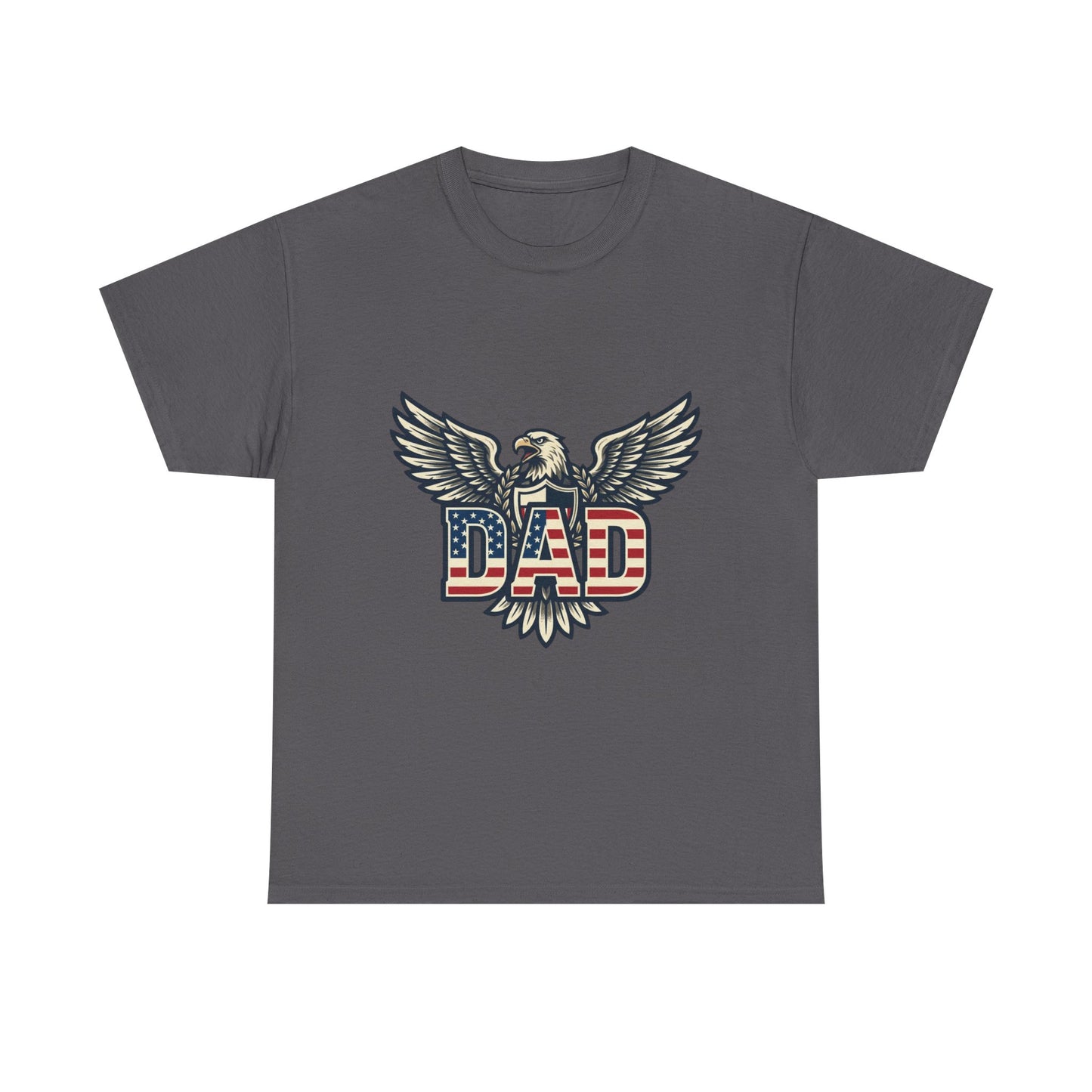 Patriotic Eagle DAD T-Shirt | American Flag Dad Tee